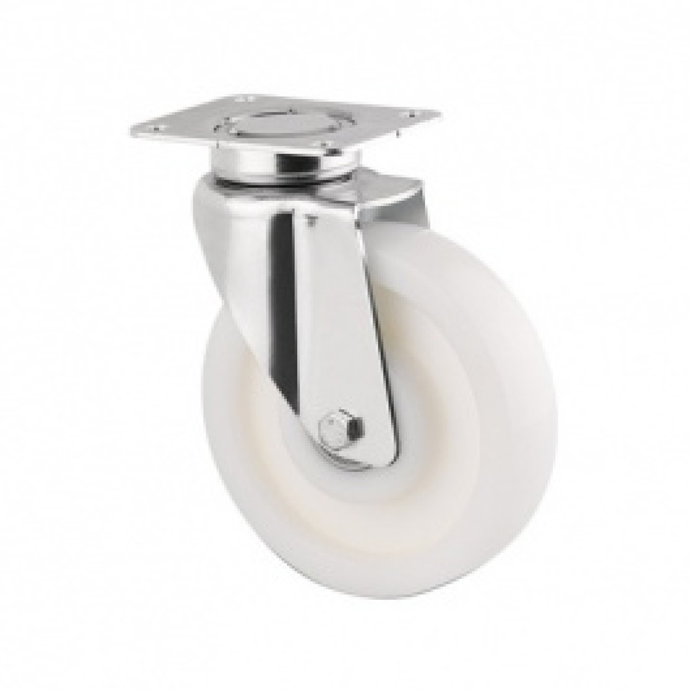 Produktabbildung: TENTE® Lenkrolle Polyamid, Präzisionskugellager, Stahlblech-Gehäuse, Ø x Breite 125 x 50 mm, TK 600 kg