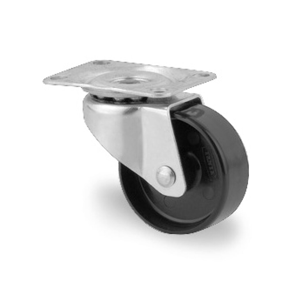 TENTE® Lenkrolle PP, Gleitlager, Ø x Breite 25 x 12 mm, TK 10 kg Produktabbildung: TENTE® Lenkrolle PP, Gleitlager, Ø x Breite 25 x 12 mm, TK 10 kg