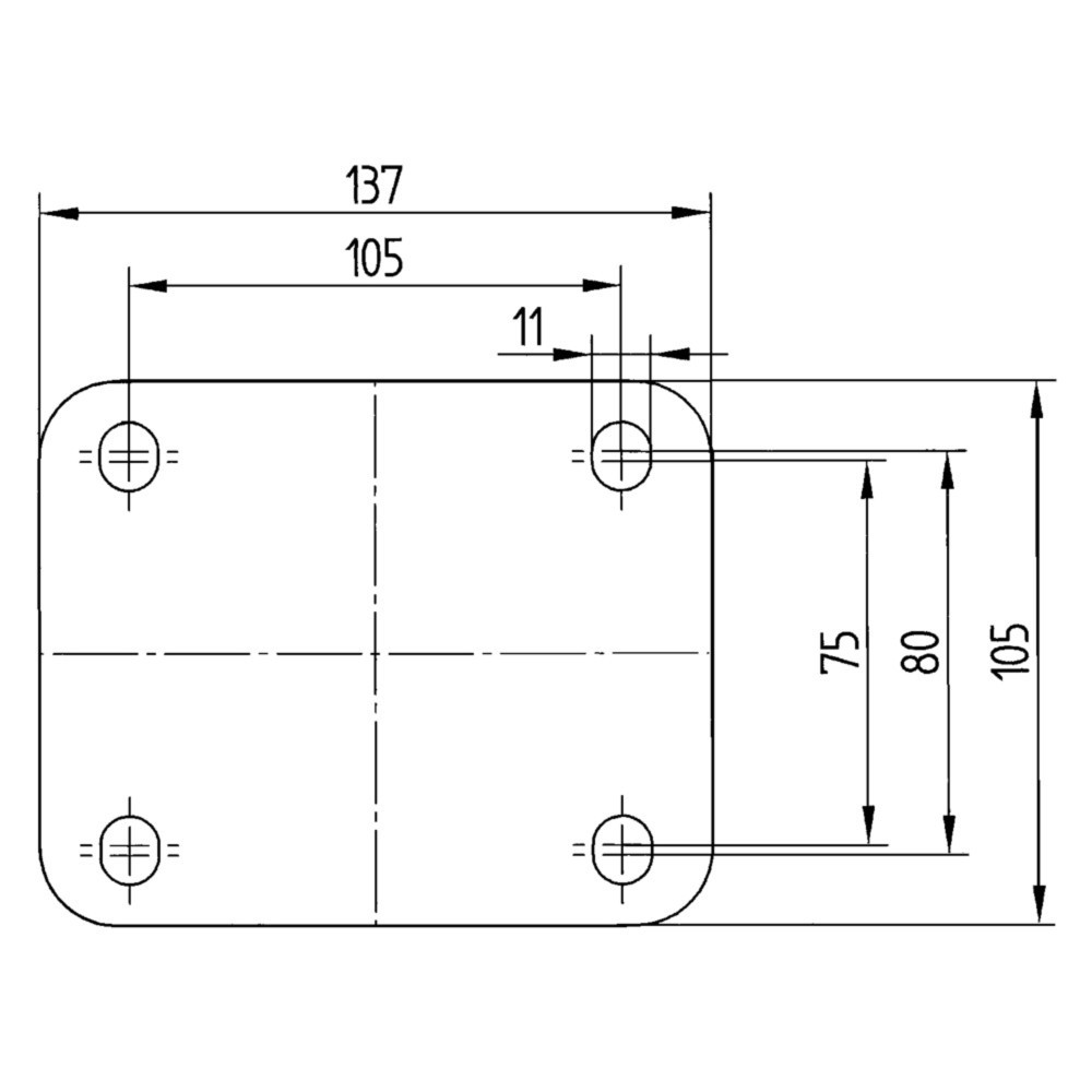 Produktabbildung Nr. 3: TENTE® Lenkrolle PU, Präzisionskugellager, Ø x Breite 200 x 50 mm, TK 600 kg