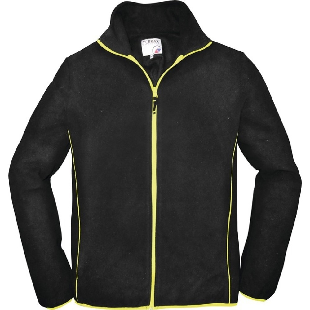 Produktabbildung: TERRAX Herren Fleecejacke Gr.L schwarz/limette