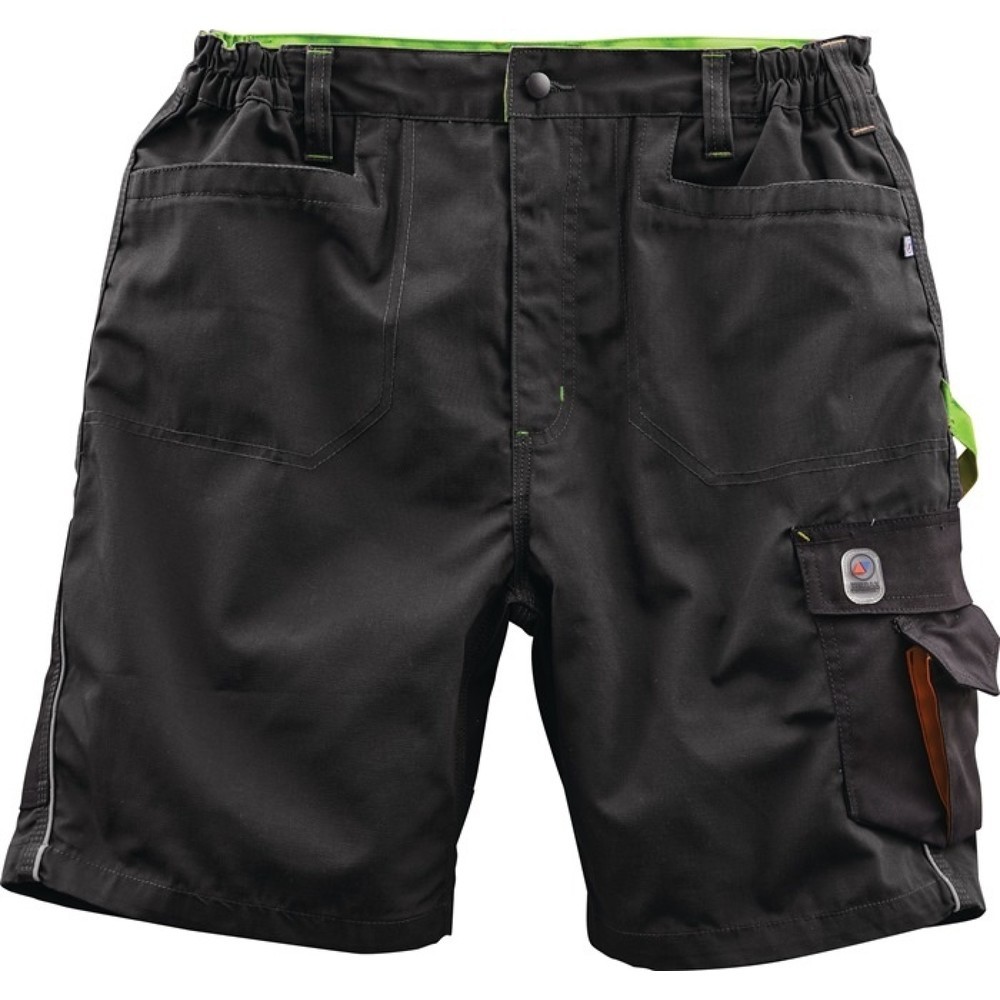 Produktabbildung: TERRAX Herren Shorts, schwarz/limette, Größe 52