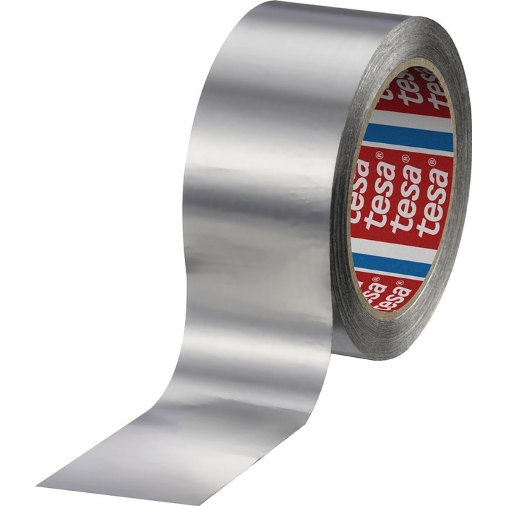 Produktabbildung: TESA Aluminiumklebeband 60650 o.Liner L.50m B.50mm Rl