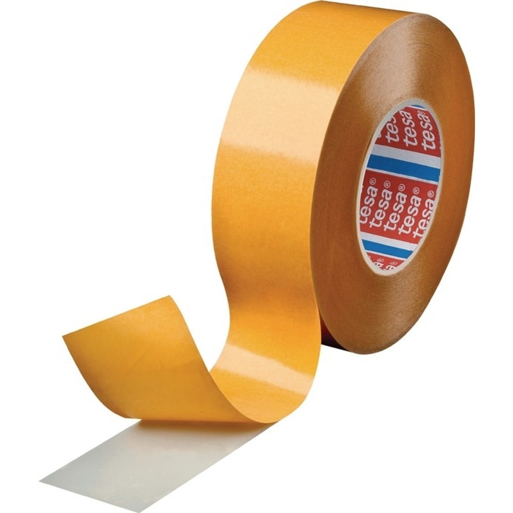 Produktabbildung: tesa® Doppelseitiges Klebeband tesa® fix® 4944, weiß, Länge 25 m Breite 50 mm, Rolle