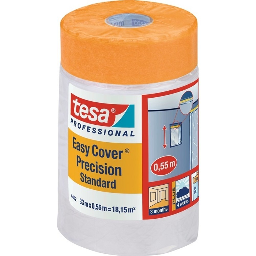 Produktabbildung: tesa® Folienband Easy Cover® 4402 Präzision Standard, Länge 33 m Breite 550 mm, Rolle