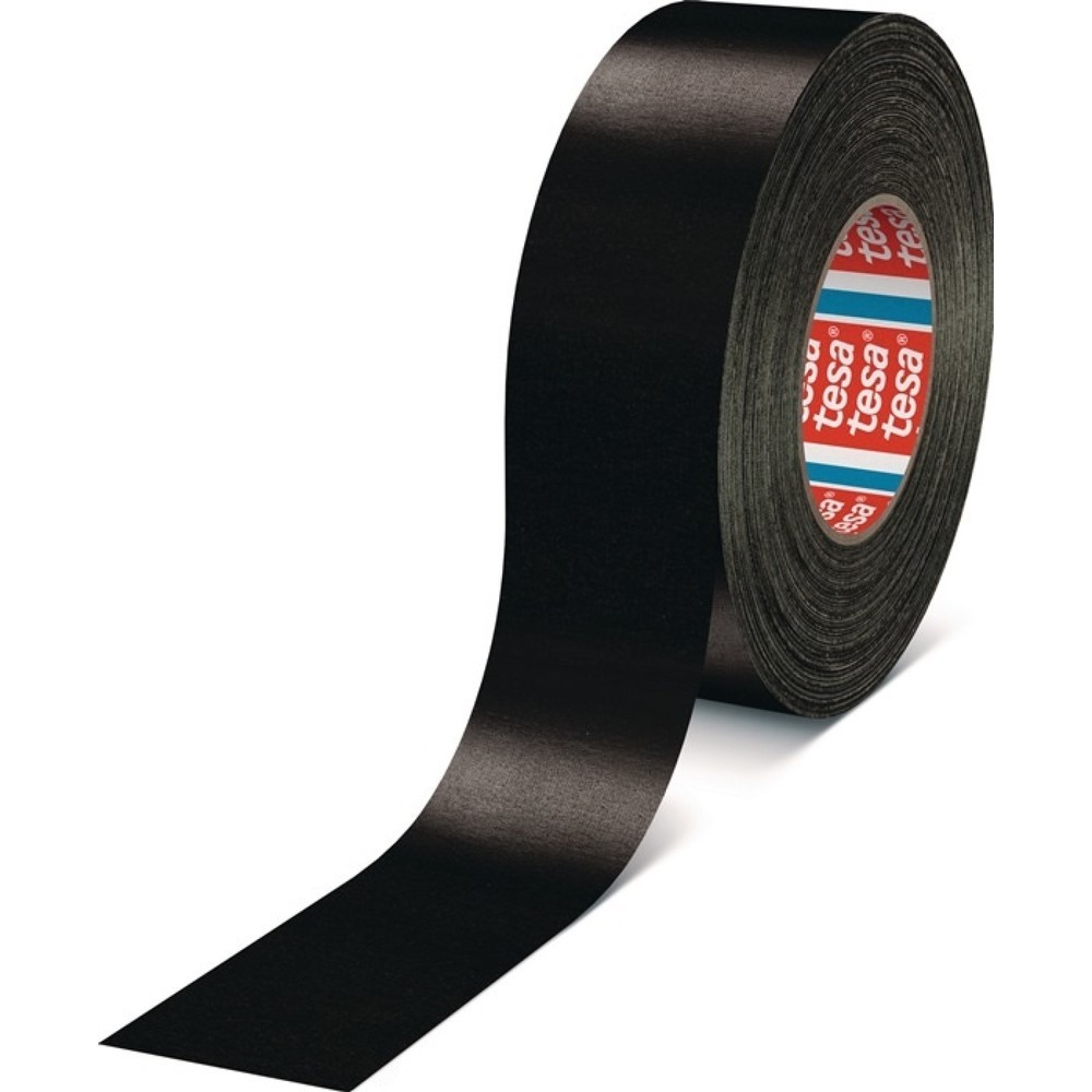Produktabbildung: tesa® Gewebeband tesa® band® Premium 4651, Länge 50 m Breite 38 mm, schwarz, Rolle