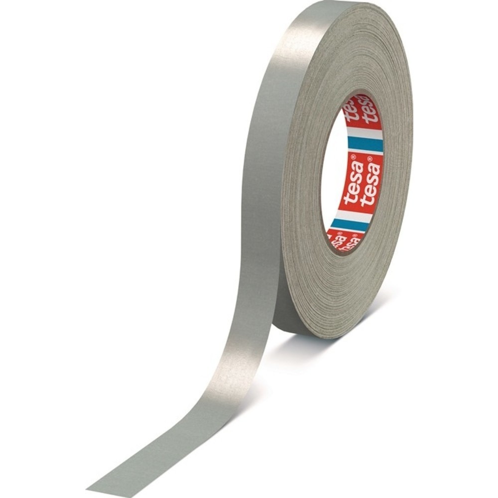 Produktabbildung: tesa® Gewebeband tesa® band® Premium 4651, Länge 50 m Breite 19 mm, grau, Rolle