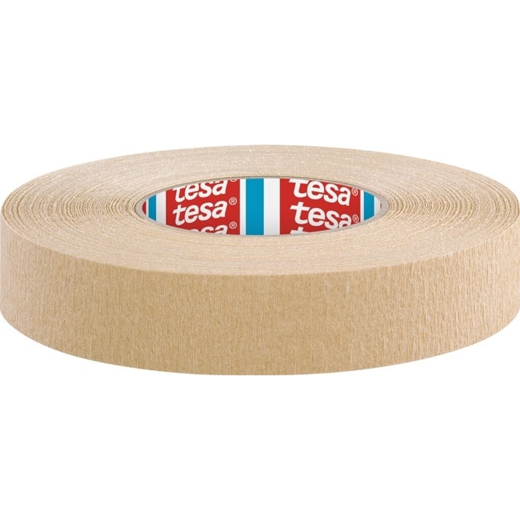 tesa® Kreppband tesa® krepp® 4319, hellbraun, stark gekreppt, Rolle, Länge 50 m Breite 30 mm Produktabbildung Nr. 1: tesa® Kreppband tesa® krepp® 4319, hellbraun, stark gekreppt, Rolle, Länge 50 m Breite 30 mm