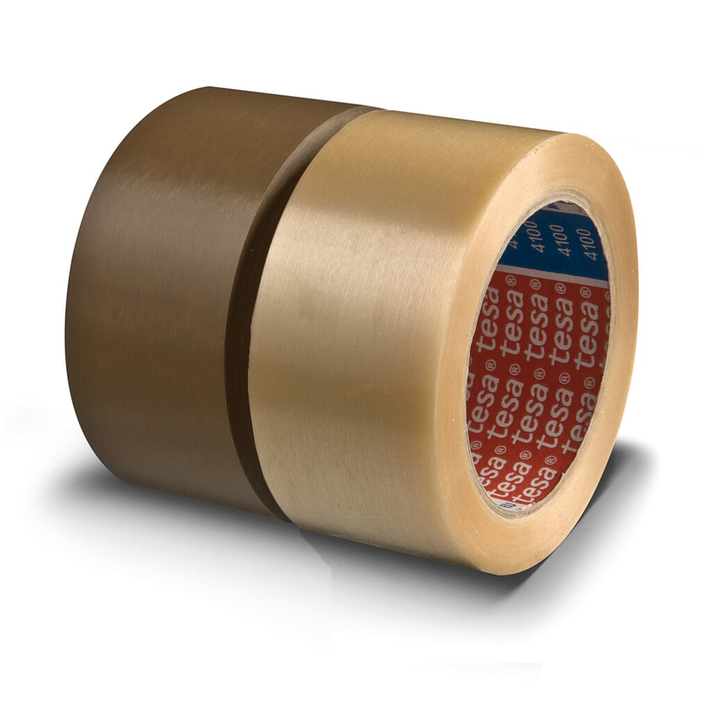 tesa® PVC-Klebeband 4100, transparent Produktabbildung: tesa® PVC-Klebeband 4100, transparent