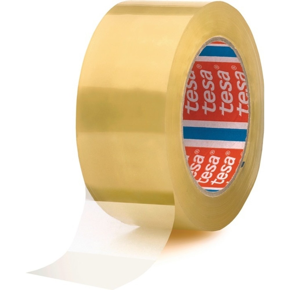 Produktabbildung: tesa® Verpackungsklebeband PP tesa® pack® 4280, Länge 66 m Breite 50 mm, farblos, Rolle