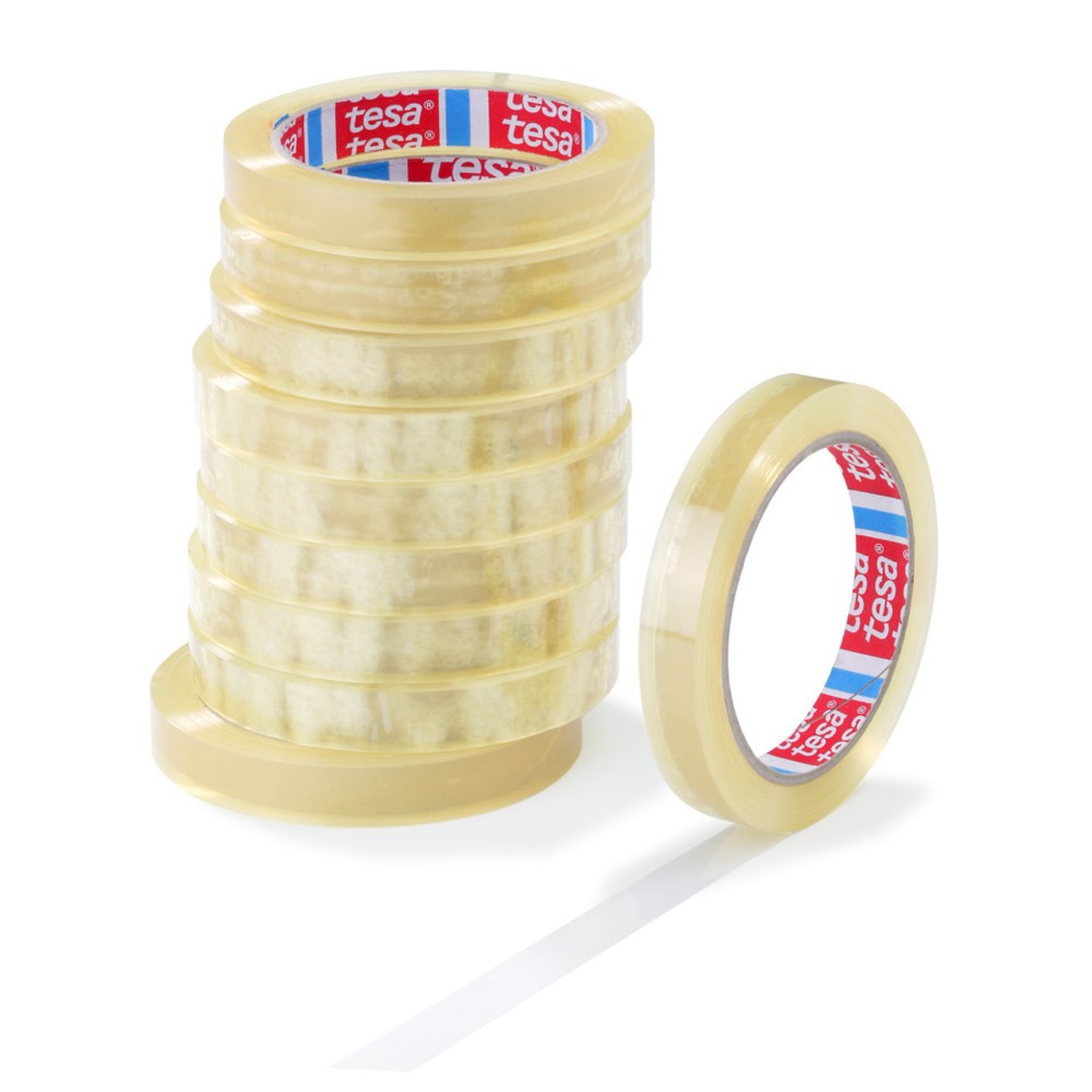 Produktabbildung: tesafilm Universal, 15mm breit x 66lfm., transparent,76mm Kern,1 Box (10 Rollen)
