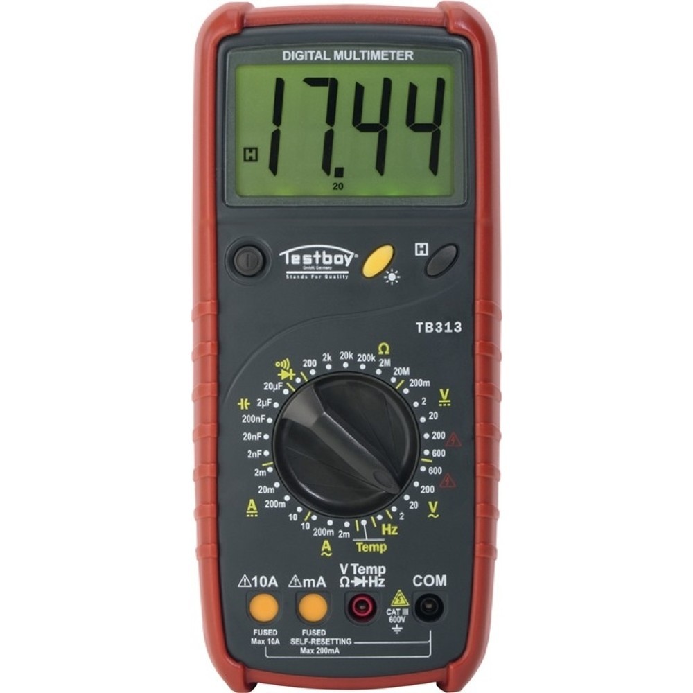 Produktabbildung: TESTBOY Digitalmultimeter 313 0-600 V AC,0-600 V DC RMS TESTBOY