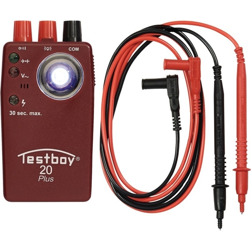Produktabbildung: TESTBOY Durchgangsprüfer TB 20 Plus b.300 V CAT II 300 V