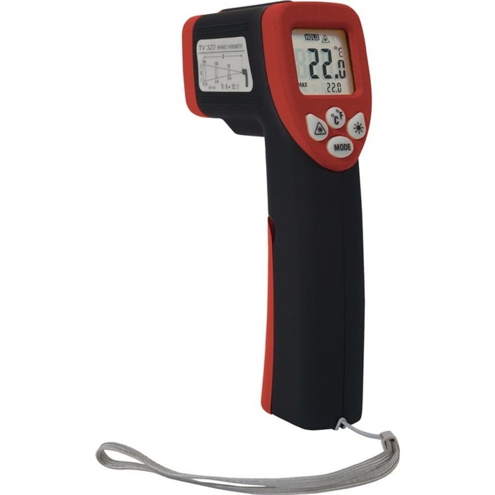 Produktabbildung: TESTBOY Infrarotthermometer TV 323 -50 b.550GradC ±2GradC 2xTyp AAA
