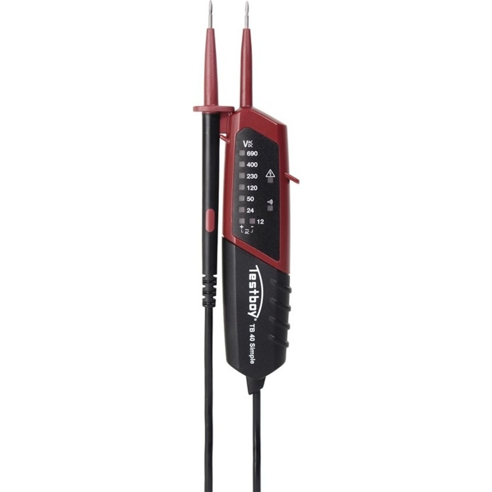 Produktabbildung: TESTBOY Spannungs-/Durchgangsprüfer 40 Simple, 12-690 V AC/DC, CAT IV 300 V / CAT III 600 V