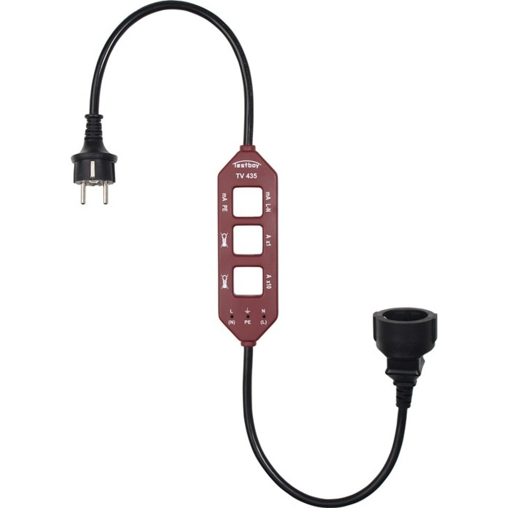 Produktabbildung: TESTBOY Strommessadapter TV 435, Laststrom-/Differenz-/Leckstrommessung
