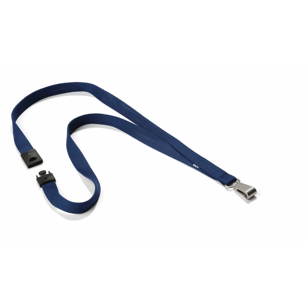 Textilband Soft für DURABLE Ausweishalter, blau Produktabbildung: Textilband Soft für DURABLE Ausweishalter, blau