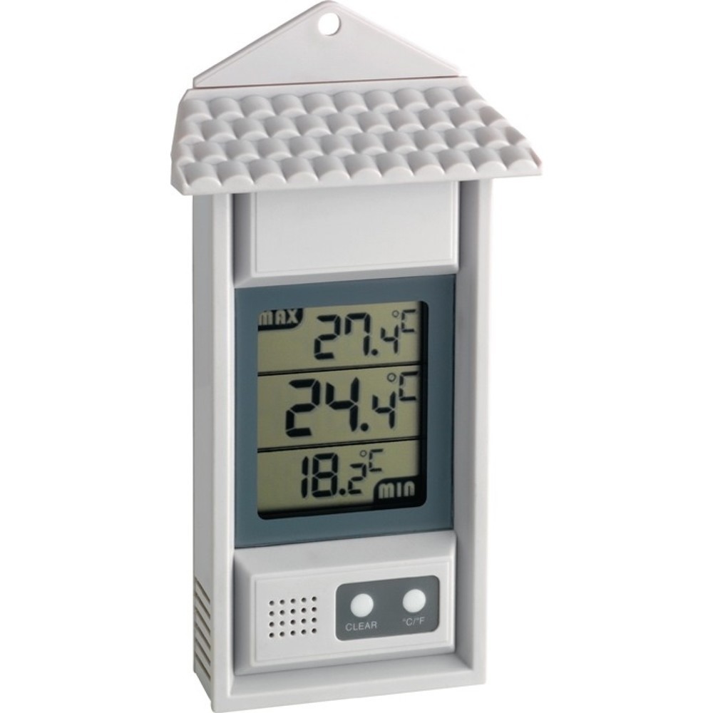 Produktabbildung: TFA Thermometer, H150xB80xT29mm, Messbereich -20 bis 70 °C, Kunststoff