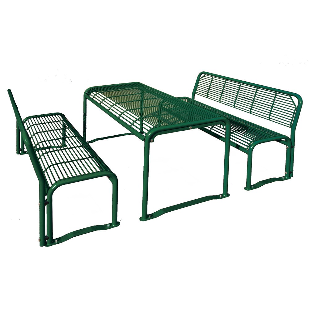 Produktabbildung Nr. 2: Tisch Sevilla, HxBxT 735 x 715 x 1.595 mm, RAL 6009 tannengrün