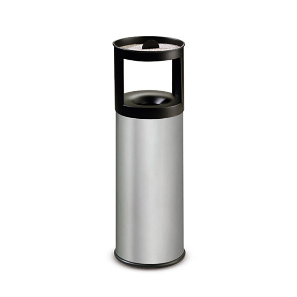 TKG Ascher-Abfall-Kombination FLORENZ, Edelstahl, 25 Liter Produktabbildung: TKG Ascher-Abfall-Kombination FLORENZ, Edelstahl, 25 Liter