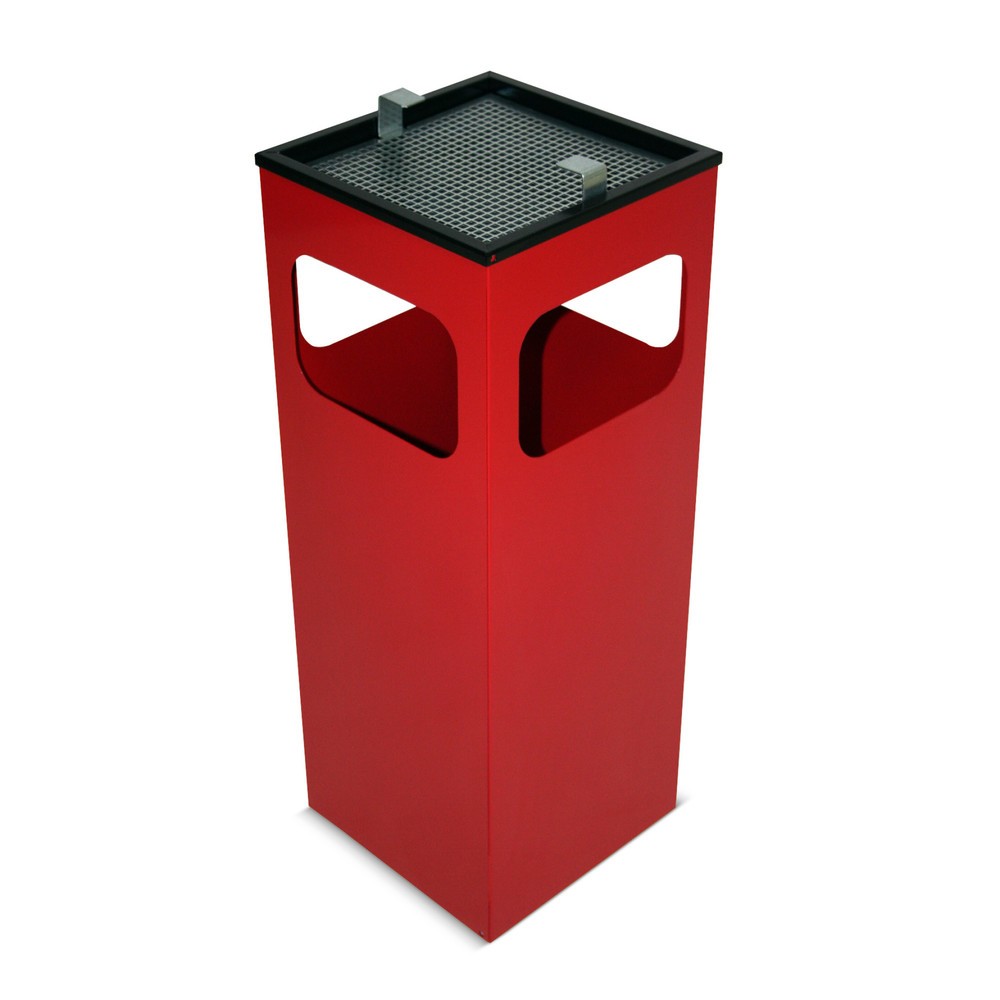 Produktabbildung: TKG Ascher-Abfall-Kombination KUBA, 15 Liter, rot