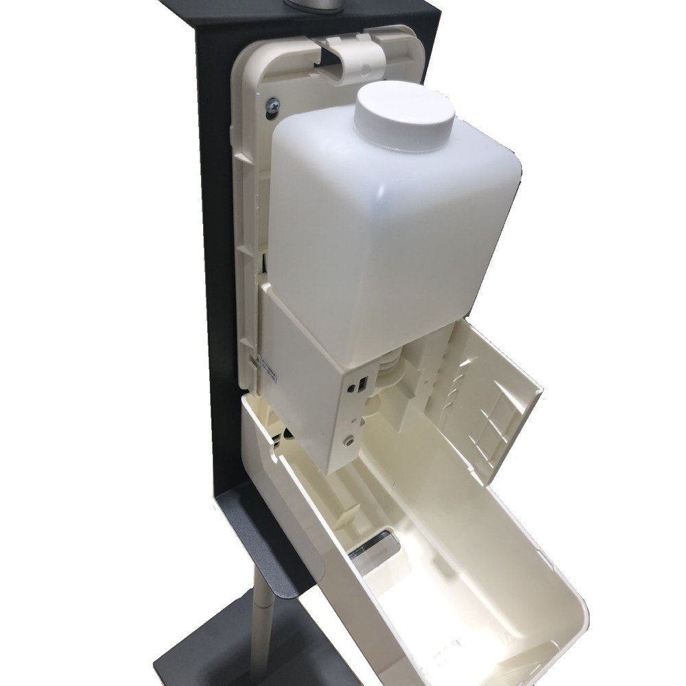 Produktabbildung Nr. 2: TKG Desinfektionssäule, inkl. Spender mit Sensor und Hinweistafel