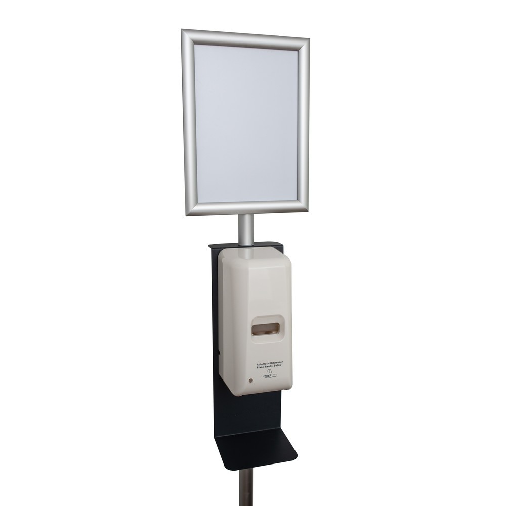 Produktabbildung Nr. 4: TKG Desinfektionssäule, inkl. Spender mit Sensor und Hinweistafel