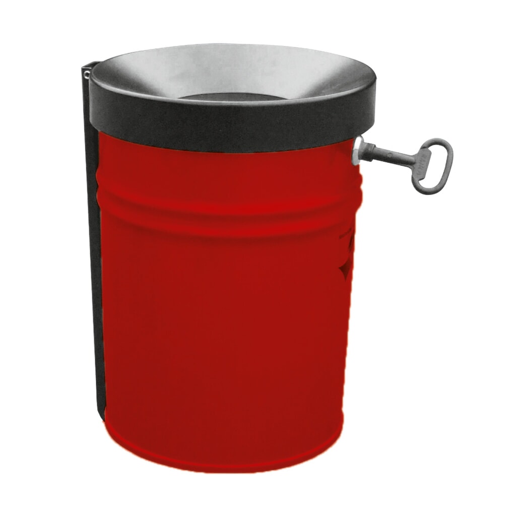 TKG Sicherheits-Papierkorb Flamm-Ex, 16 Liter, graphit Produktabbildung: TKG Sicherheits-Papierkorb Flamm-Ex, 16 Liter, graphit
