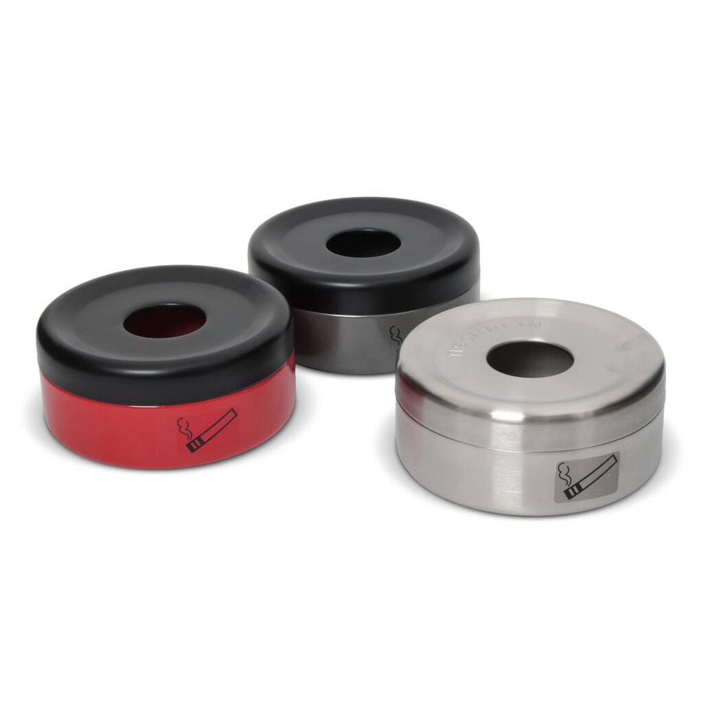 TKG Sicherheits-Tischascher, Füllvolumen 0,2 Liter, feuerrot Produktabbildung: TKG Sicherheits-Tischascher, Füllvolumen 0,2 Liter, feuerrot