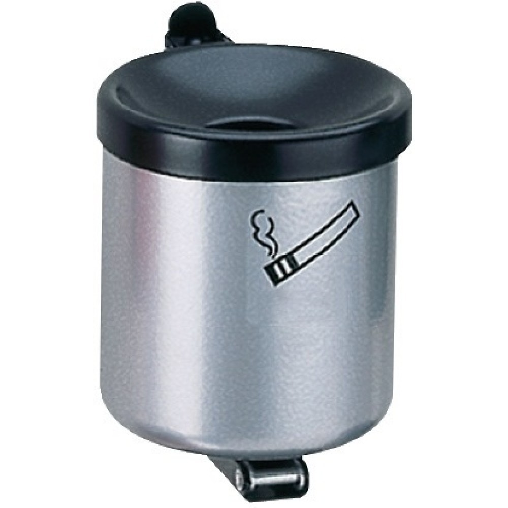 Produktabbildung: TKG Wandascher, neusilber, Ø110xH120mm, mit Kippvorrichtung