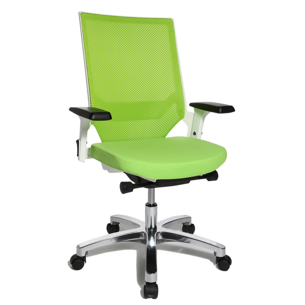 Produktabbildung Nr. 6: Topstar® Bürodrehstuhl Autosyncron, Netzrücken, grün