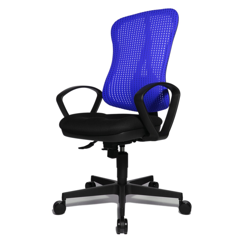 Topstar® Bürodrehstuhl Head Point SY, Muldensitz, dunkelblau/schwarz Produktabbildung Nr. 3: Topstar® Bürodrehstuhl Head Point SY, Muldensitz, dunkelblau/schwarz