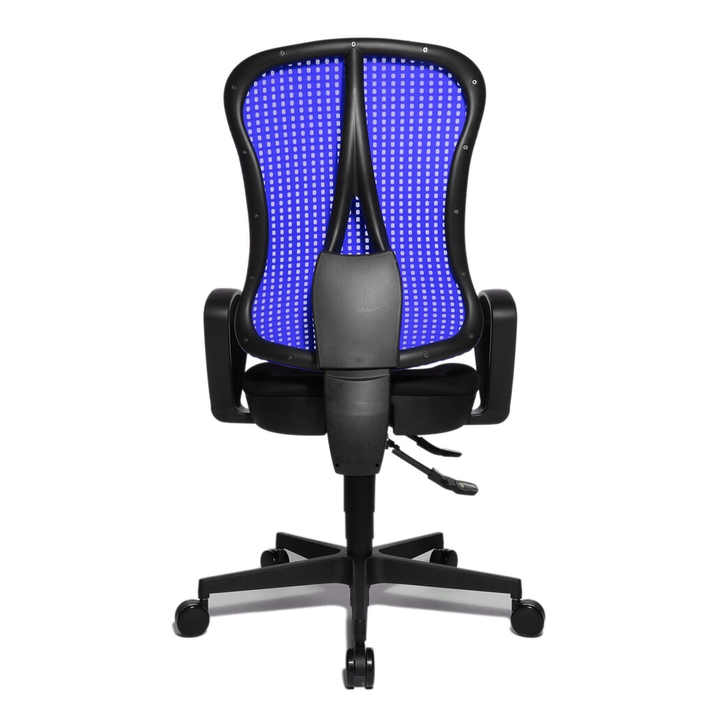 Topstar® Bürodrehstuhl Head Point SY, Muldensitz, dunkelblau/schwarz Produktabbildung Nr. 6: Topstar® Bürodrehstuhl Head Point SY, Muldensitz, dunkelblau/schwarz