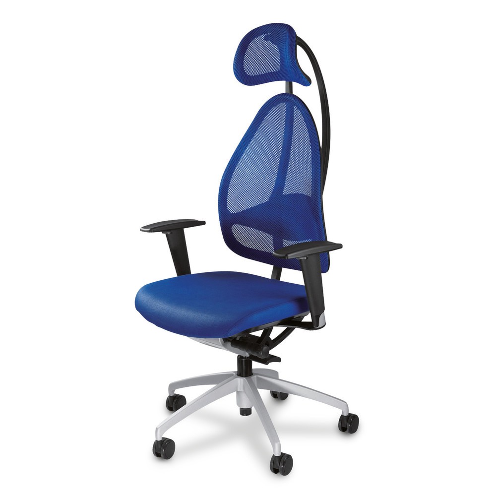 Produktabbildung: Topstar® Bürodrehstuhl Open Base 10, mit Kopfstütze, ergonomisch, schwarz