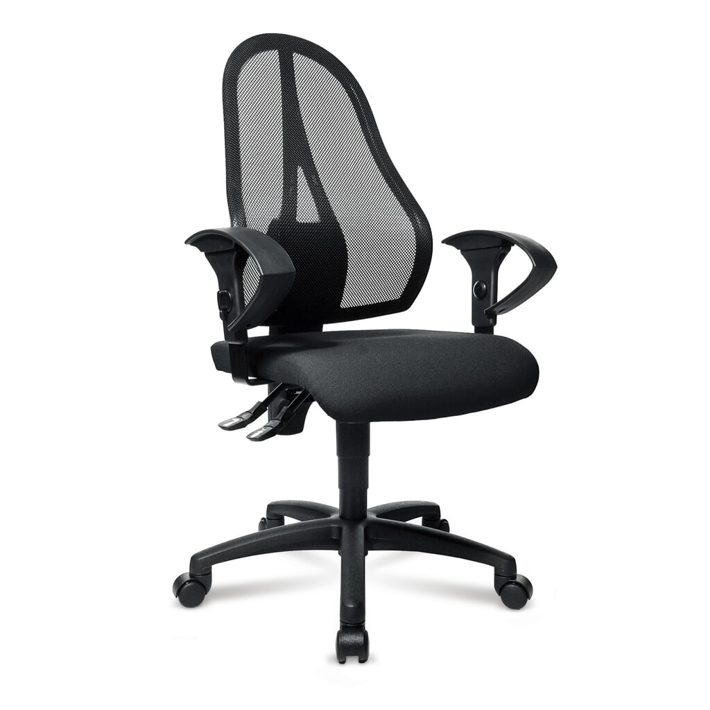 Topstar® Bürodrehstuhl Open Point P, schwarz Produktabbildung Nr. 3: Topstar® Bürodrehstuhl Open Point P, schwarz