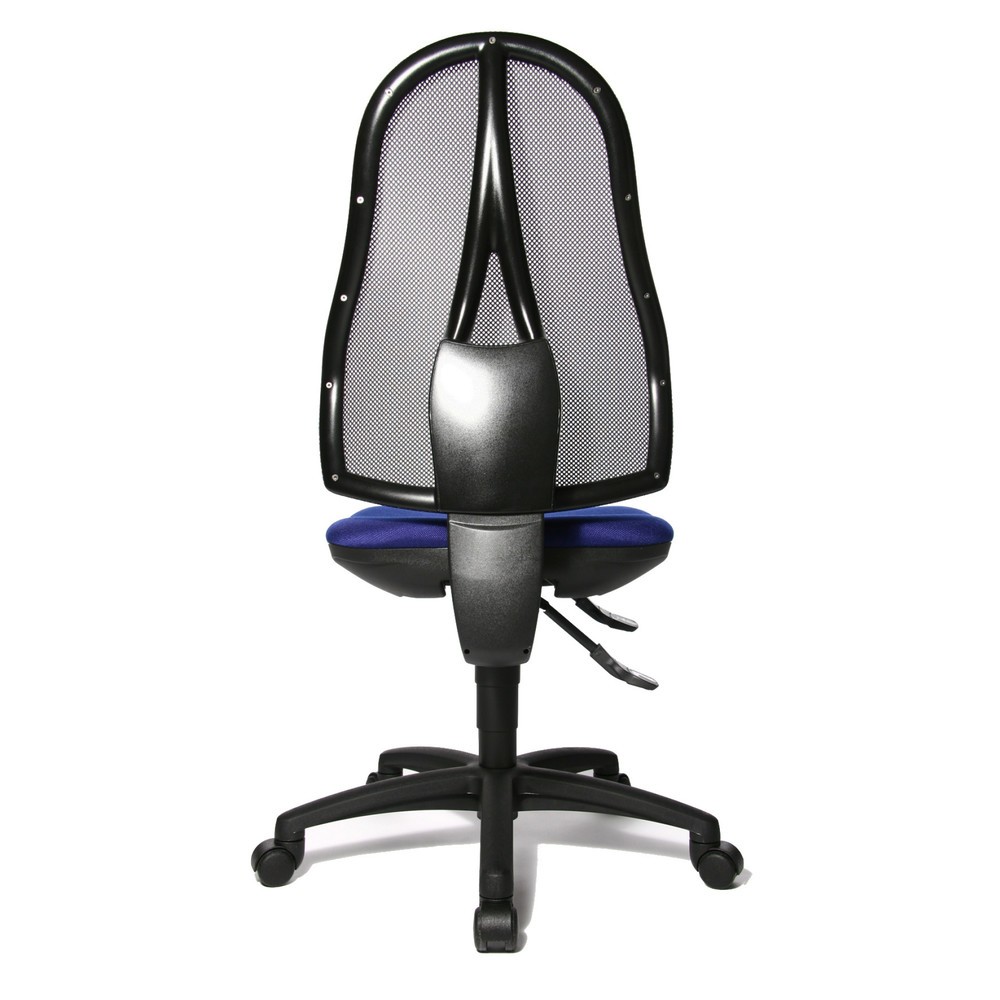 Produktabbildung Nr. 3: Topstar® Bürodrehstuhl Open Point Syncro, Bandscheibensitz, Netzrücken, blau