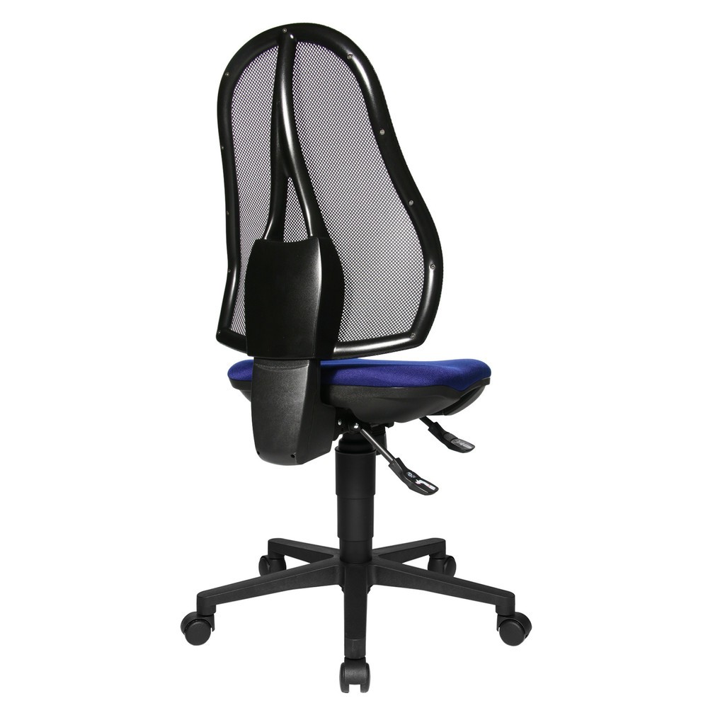 Produktabbildung Nr. 4: Topstar® Bürodrehstuhl Open Point Syncro, Bandscheibensitz, Netzrücken, blau