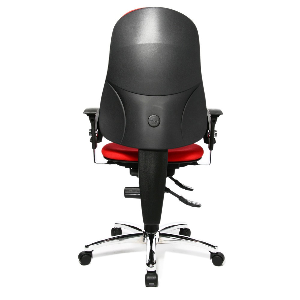Produktabbildung Nr. 5: Topstar® Bürodrehstuhl Ortho 10, höhenverstellbare Armlehnen, rot