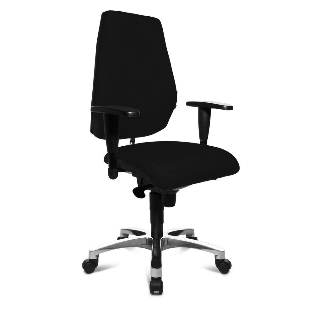 Produktabbildung Nr. 1: Topstar® Bürodrehstuhl Ortho 30, höhen- u. breitenverstellbare Armlehnen, schwarz