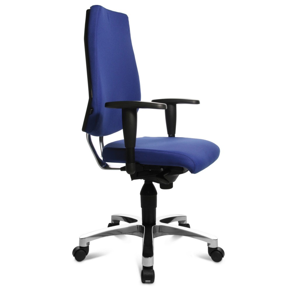 Produktabbildung Nr. 4: Topstar® Bürodrehstuhl Ortho 30, höhen- u. breitenverstellbare Armlehnen, royalblau