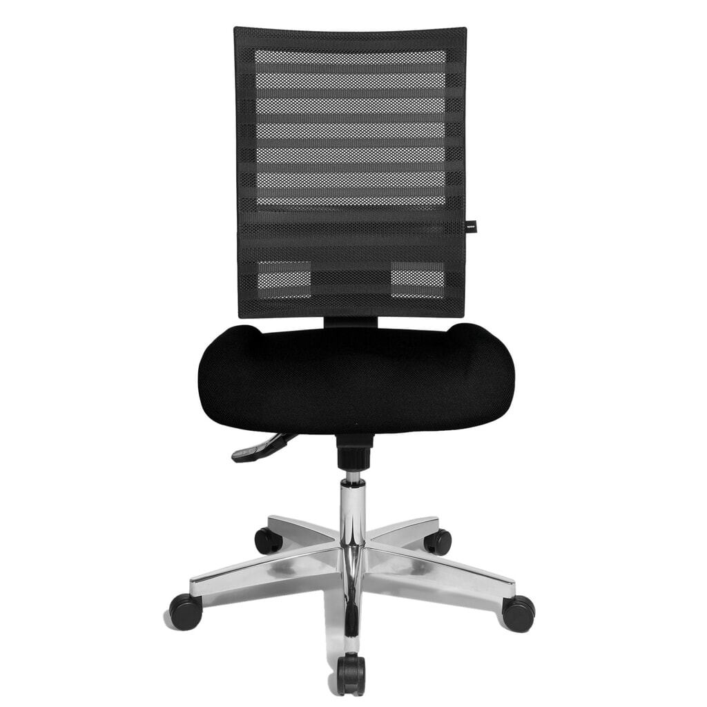 Produktabbildung: Topstar® Bürodrehstuhl P91-NET, Netzrücken schwarz, Sitz schwarz
