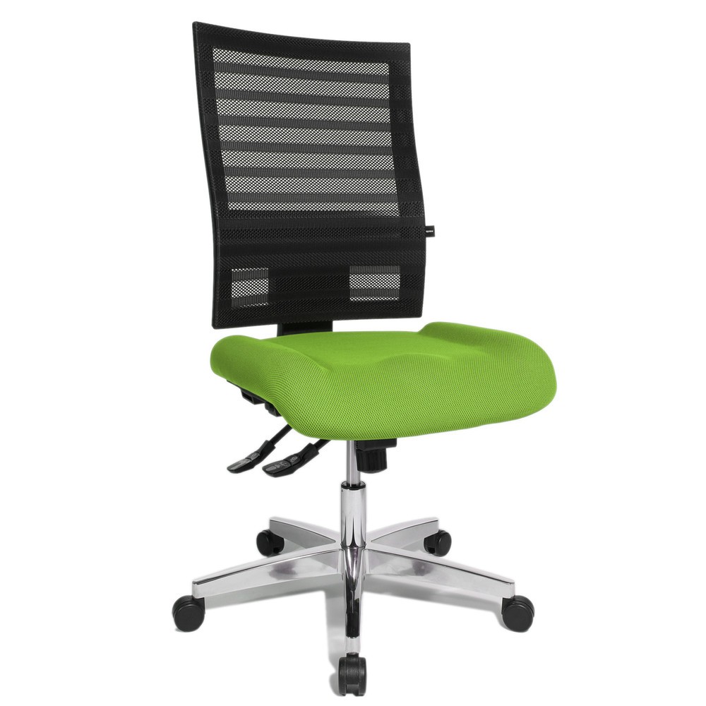 Produktabbildung Nr. 2: Topstar® Bürodrehstuhl P91-NET, Netzrücken schwarz, Sitz apfelgrün