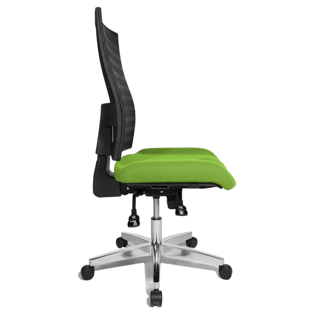 Produktabbildung Nr. 3: Topstar® Bürodrehstuhl P91-NET, Netzrücken schwarz, Sitz apfelgrün