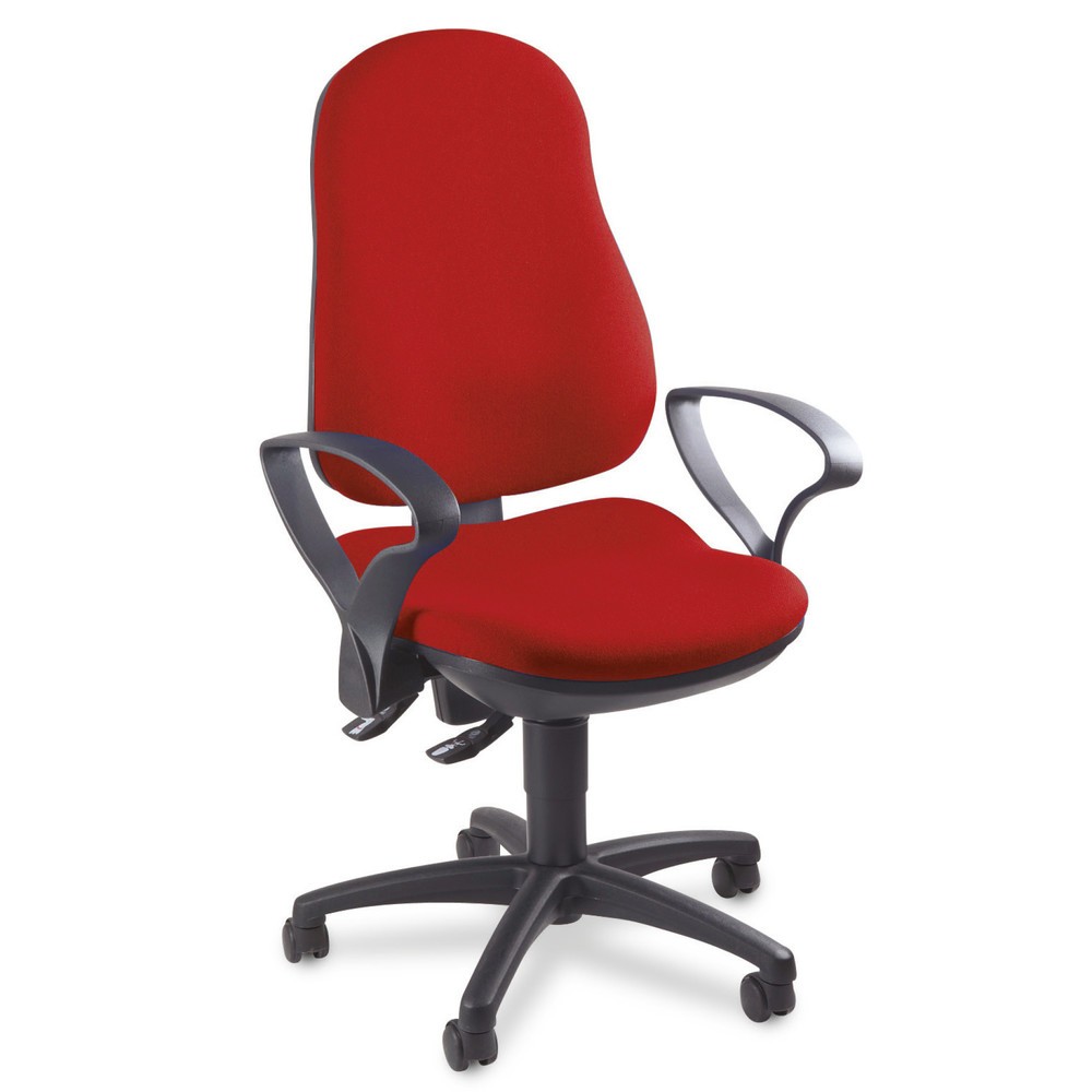 Produktabbildung Nr. 2: Topstar® Bürodrehstuhl Point 70, Bandscheibensitz, rot