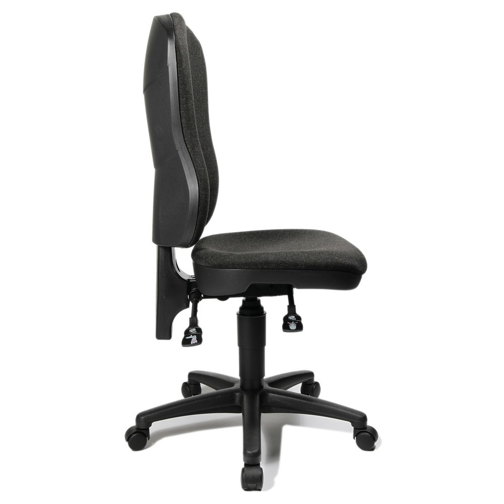 Produktabbildung Nr. 3: Topstar® Bürodrehstuhl Point 80, große Rückenlehne, Muldensitz, anthrazitgrau