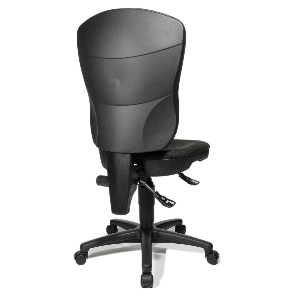 Produktabbildung Nr. 4: Topstar® Bürodrehstuhl Point 80, große Rückenlehne, Muldensitz, anthrazitgrau