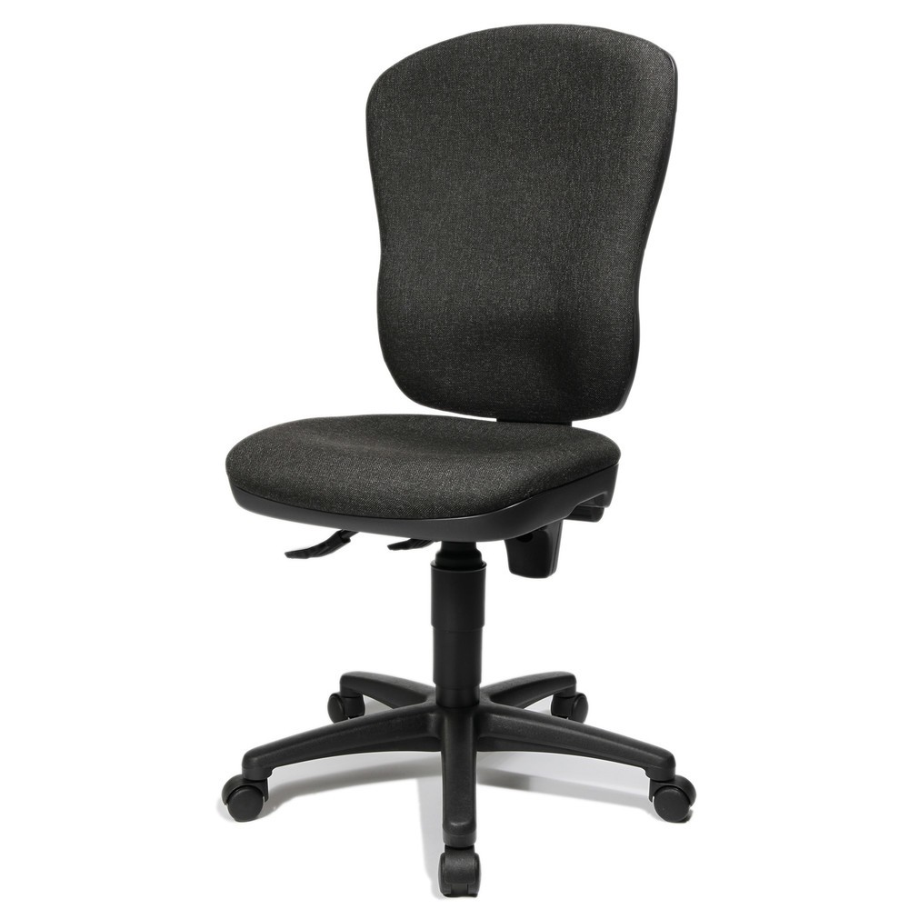 Produktabbildung Nr. 5: Topstar® Bürodrehstuhl Point 80, große Rückenlehne, Muldensitz, anthrazitgrau