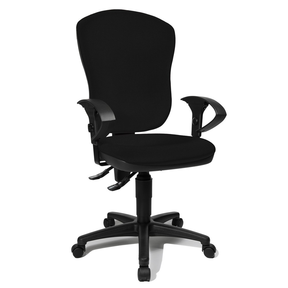 Produktabbildung Nr. 2: Topstar® Bürodrehstuhl Point 80, große Rückenlehne, Muldensitz, schwarz
