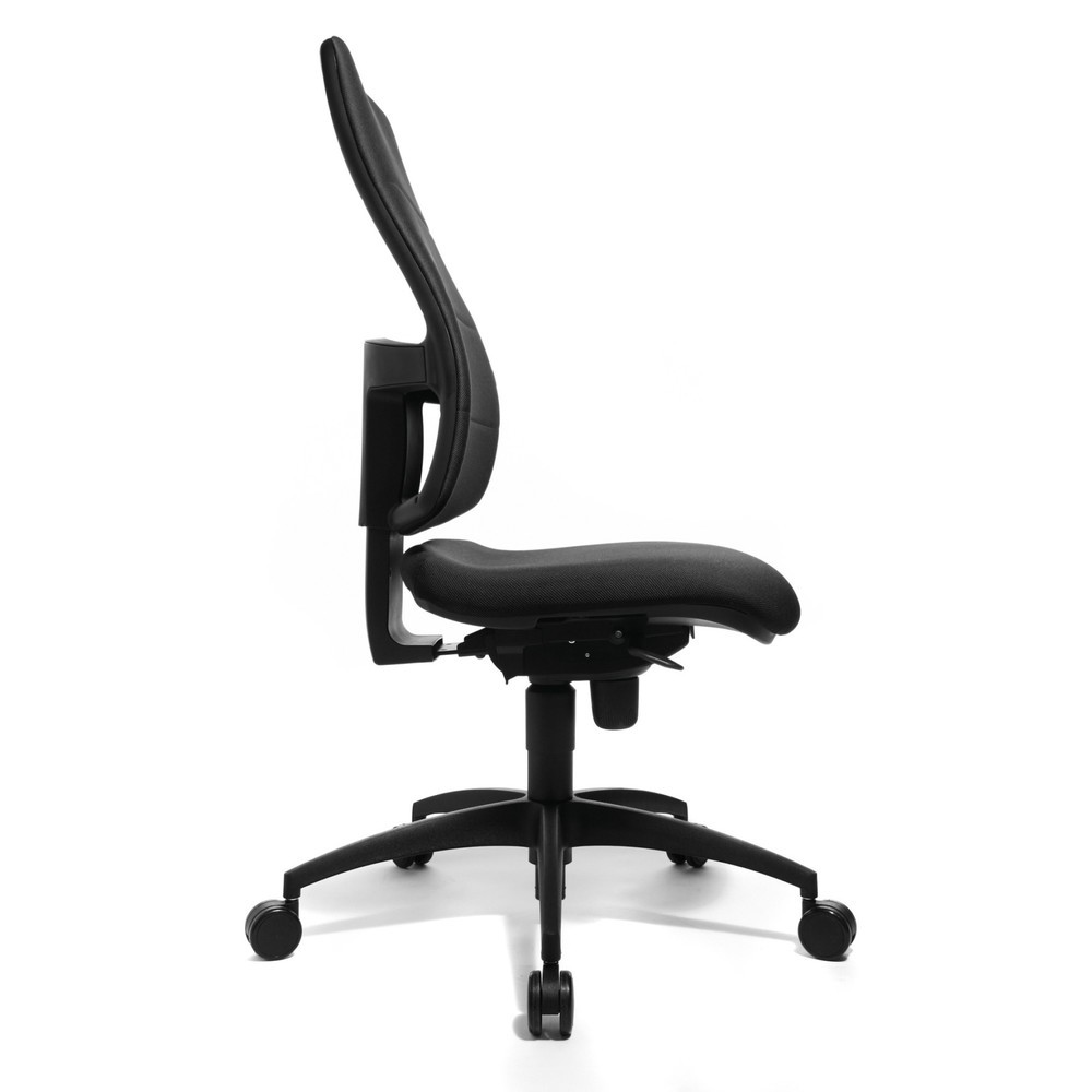 Produktabbildung Nr. 2: Topstar® Bürodrehstuhl Syncro, gepolsterte Rückenlehne, ergonomischer Bandscheibensitz, anthrazit