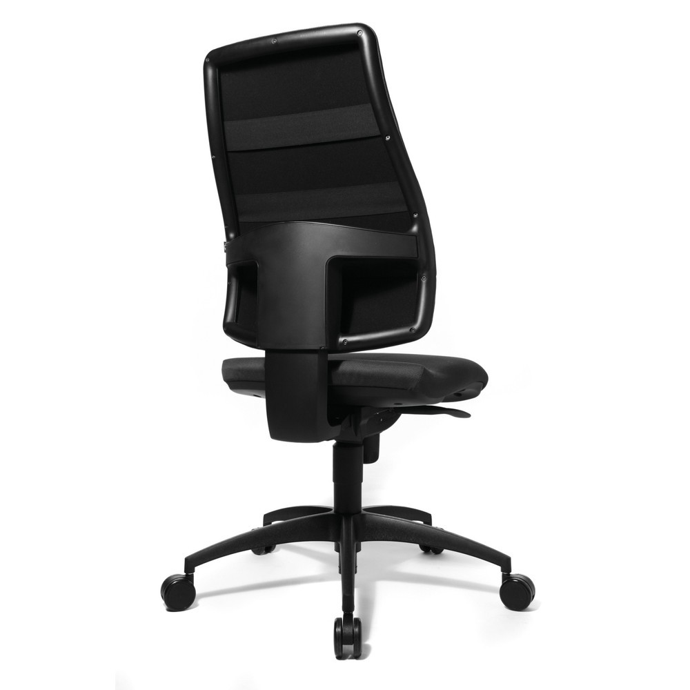 Produktabbildung Nr. 3: Topstar® Bürodrehstuhl Syncro, gepolsterte Rückenlehne, ergonomischer Bandscheibensitz, anthrazit