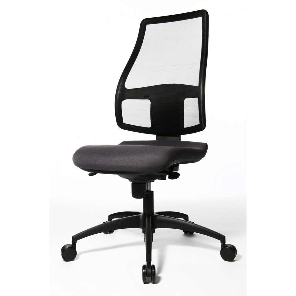 Topstar® Bürodrehstuhl Syncro, atmungsaktiver Netzrücken, anthrazit Produktabbildung Nr. 2: Topstar® Bürodrehstuhl Syncro, atmungsaktiver Netzrücken, anthrazit
